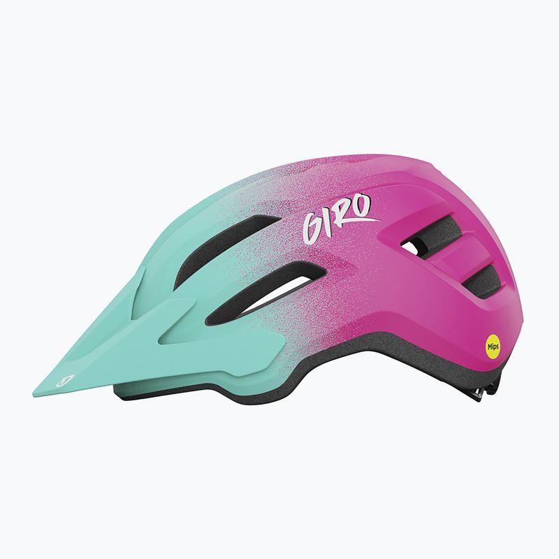 Dětská cyklistická helma Giro Fixture II Integrated MIPS matte teal fade 2