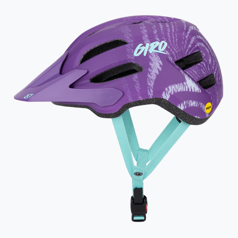 Dětská cyklistická přilba Giro Fixture II Integrated MIPS matte purple ripple 3