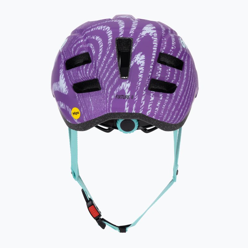 Dětská cyklistická přilba Giro Fixture II Integrated MIPS matte purple ripple 4