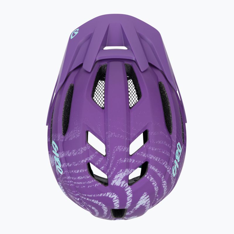 Dětská cyklistická přilba Giro Fixture II Integrated MIPS matte purple ripple 6