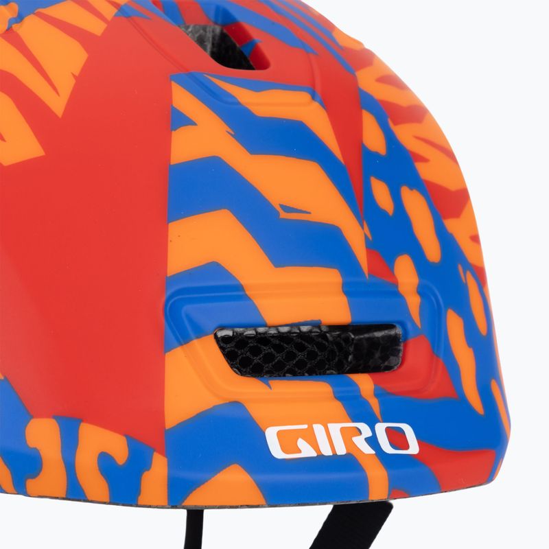 Dětská cyklistická přilba Giro Scamp II Jr matte red animal 7