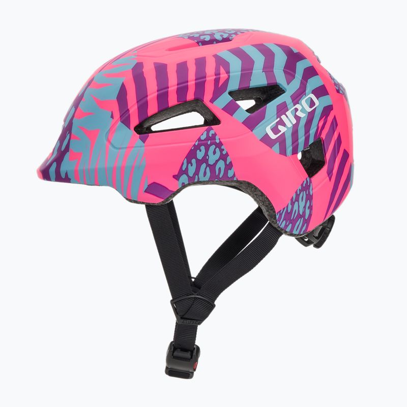 Dětská cyklistická přilba Giro Scamp II Jr matte pink animal 3