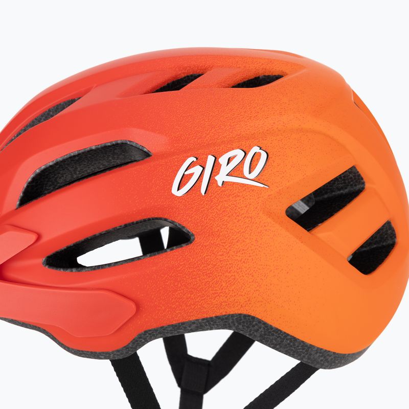 Dětská cyklistická přilba Giro Fixture II matte red fade 8
