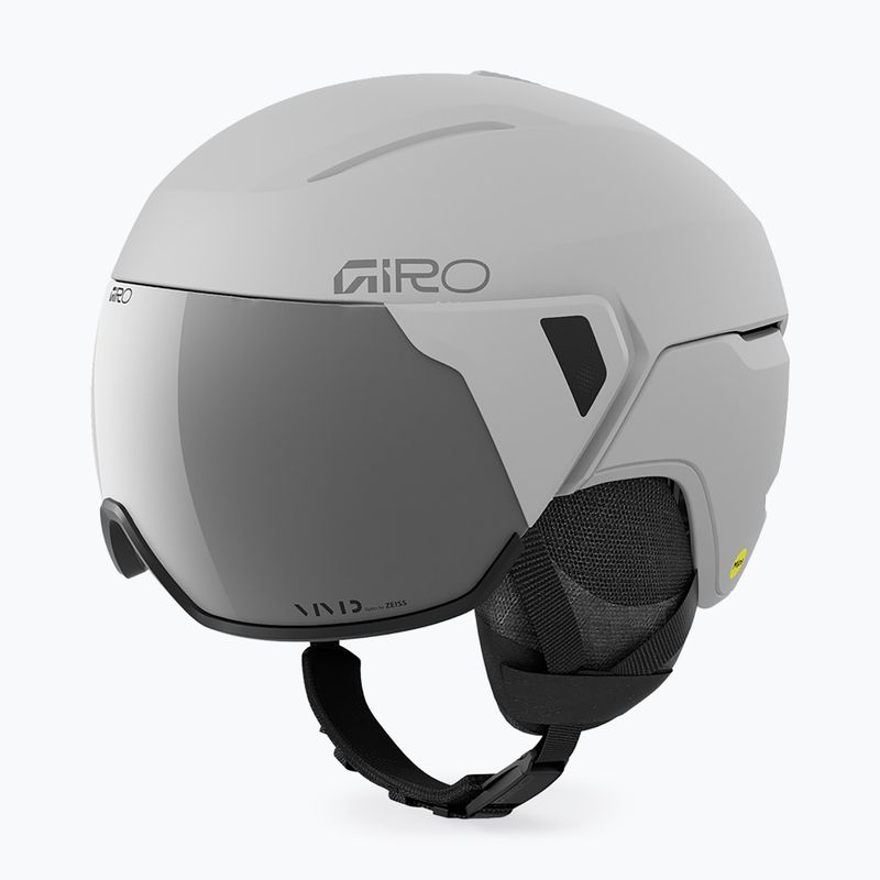 Lyžařská helma Giro Orbit Spherical Mips matte light grey/vivid onyx 10