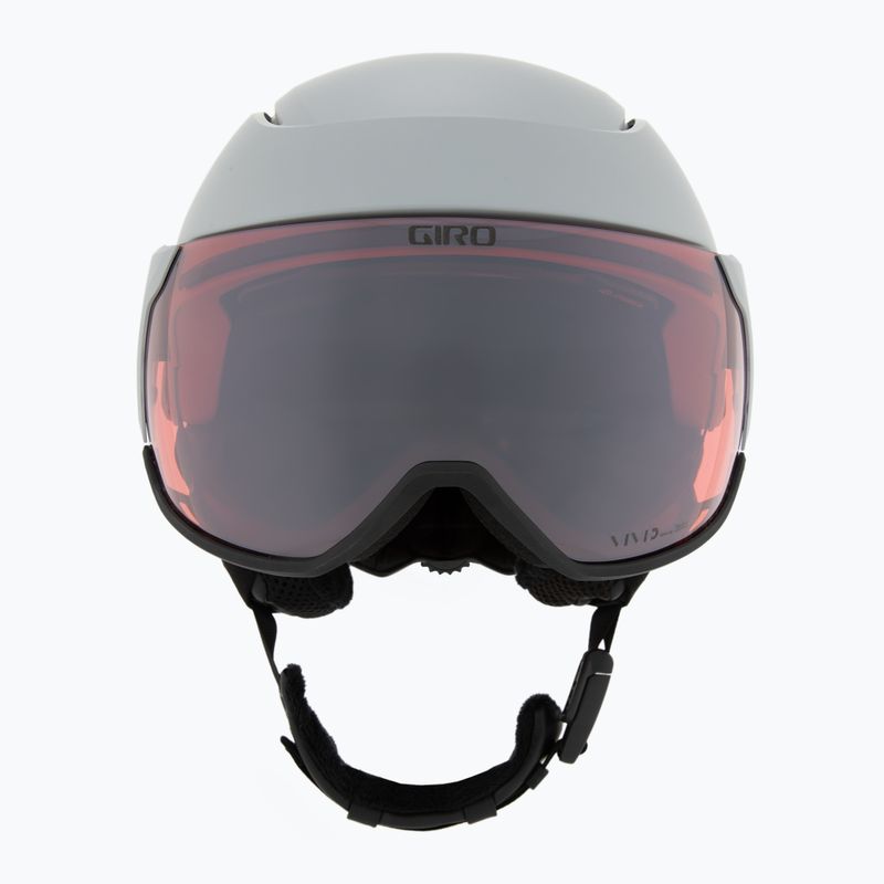 Lyžařská helma Giro Orbit Spherical Mips matte light grey/vivid onyx 2