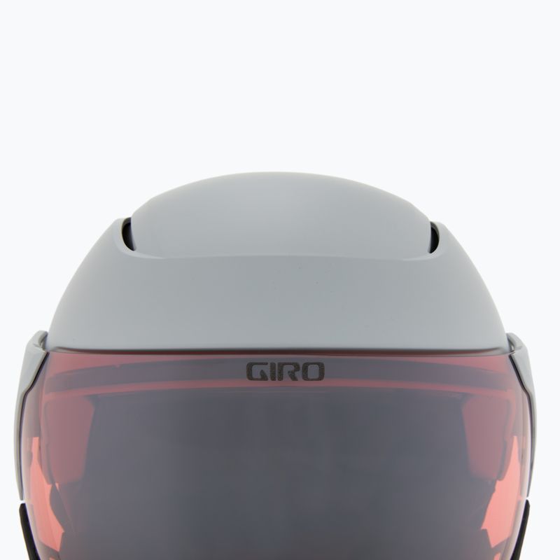 Lyžařská helma Giro Orbit Spherical Mips matte light grey/vivid onyx 7