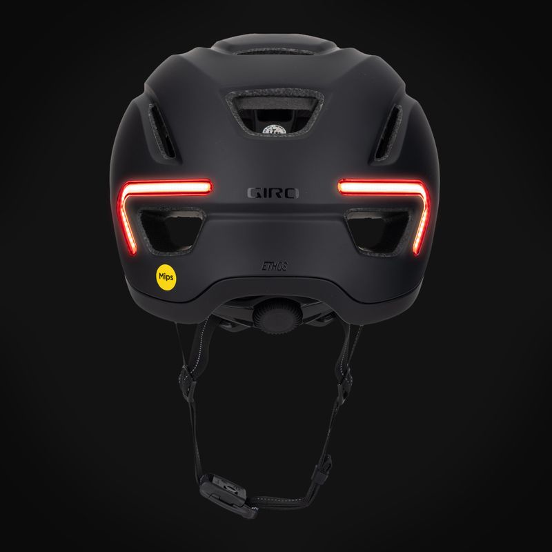 Cyklistická přilba Giro Ethos Integrated MIPS LED matte black 8