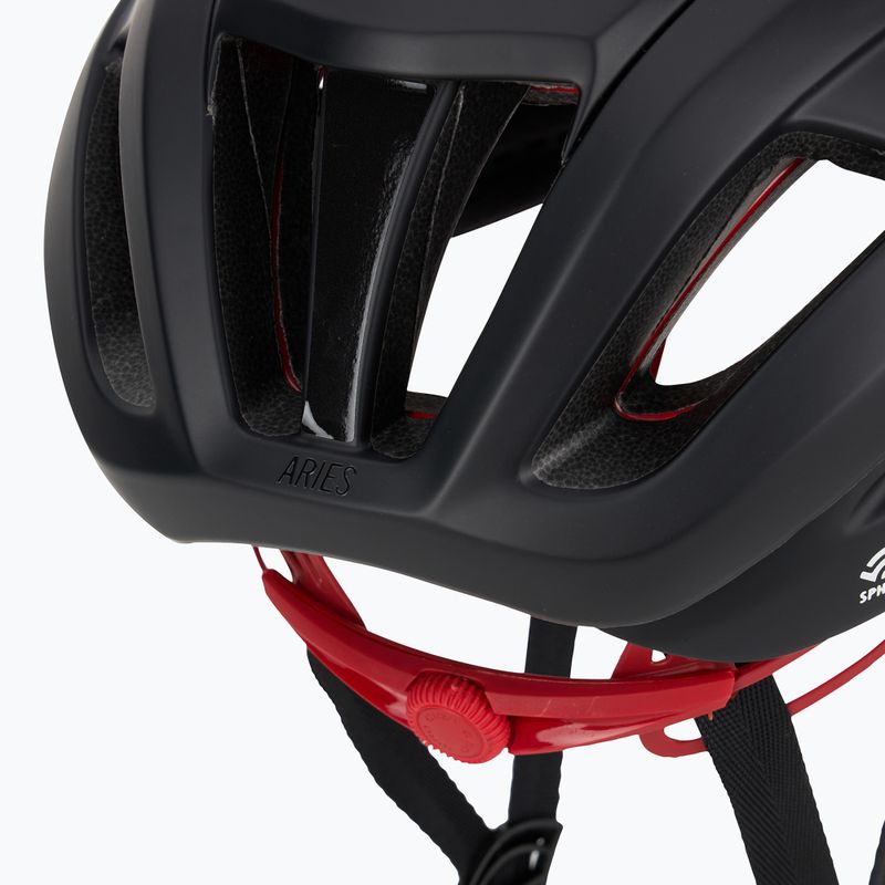 Cyklistická přilba Giro Aries Spherical MIPS matte carbon red 7