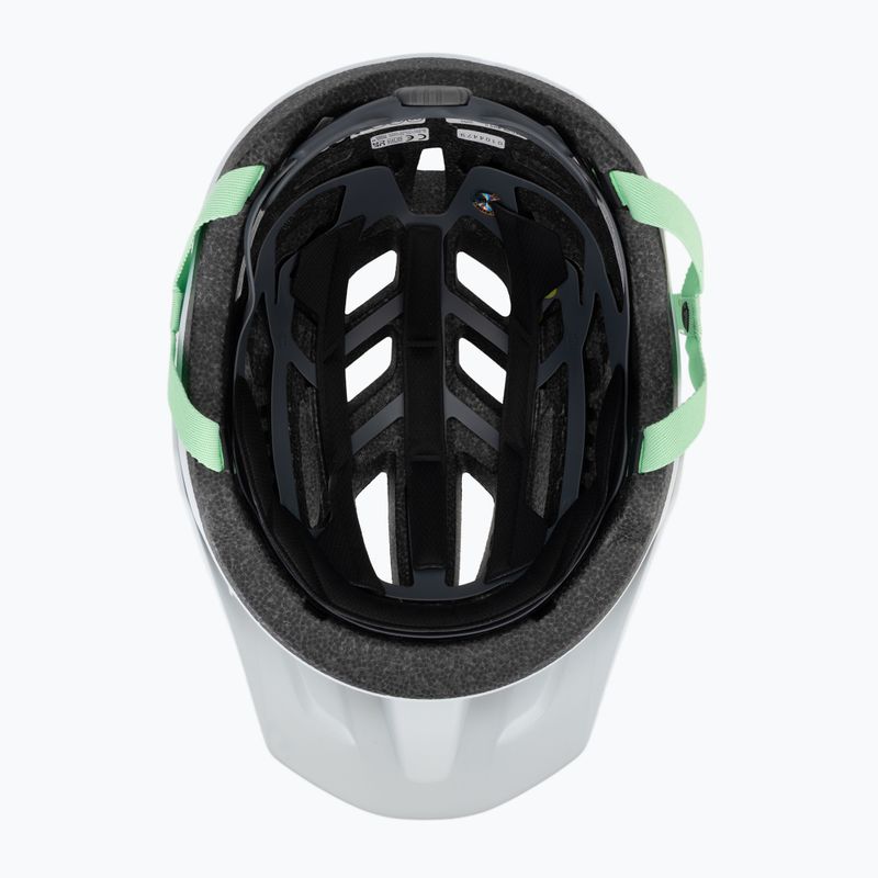 Cyklistická přilba Giro Fixture II Integrated MIPS W matte white/green pearl 5