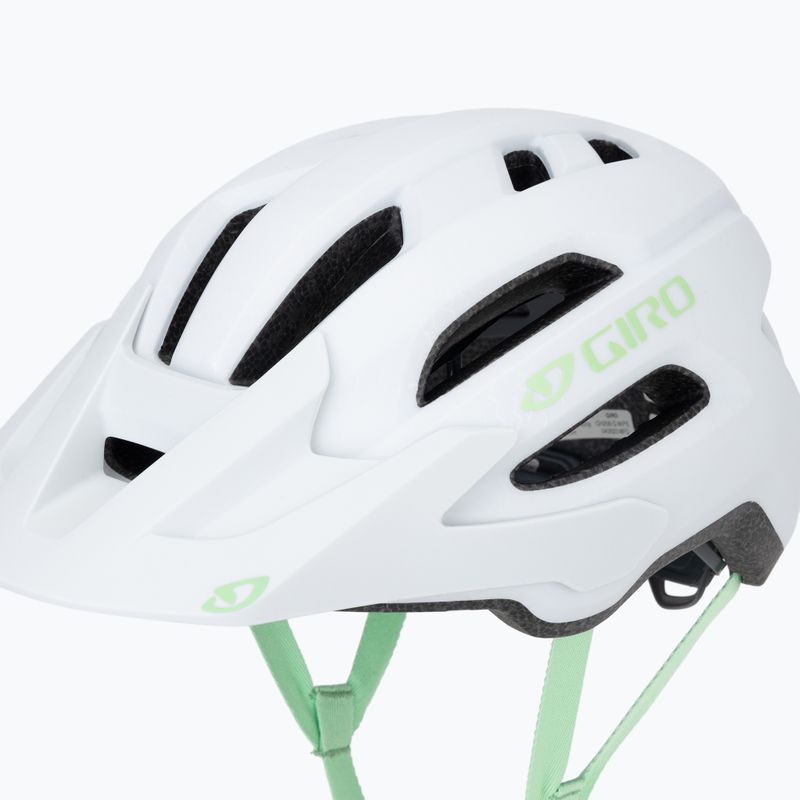 Cyklistická přilba Giro Fixture II Integrated MIPS W matte white/green pearl 7