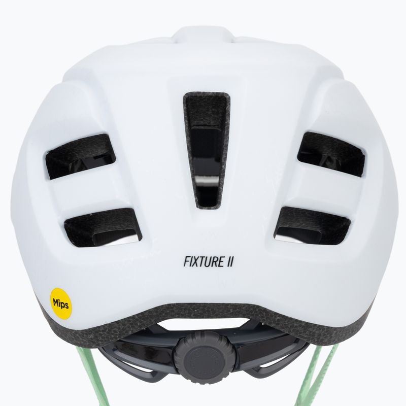 Cyklistická přilba Giro Fixture II Integrated MIPS W matte white/green pearl 10