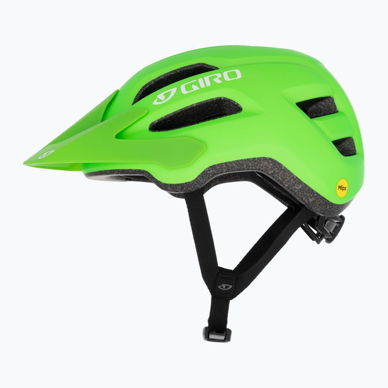 Dětská cyklistická helma Giro Fixture II Integrated MIPS matte bright green 5