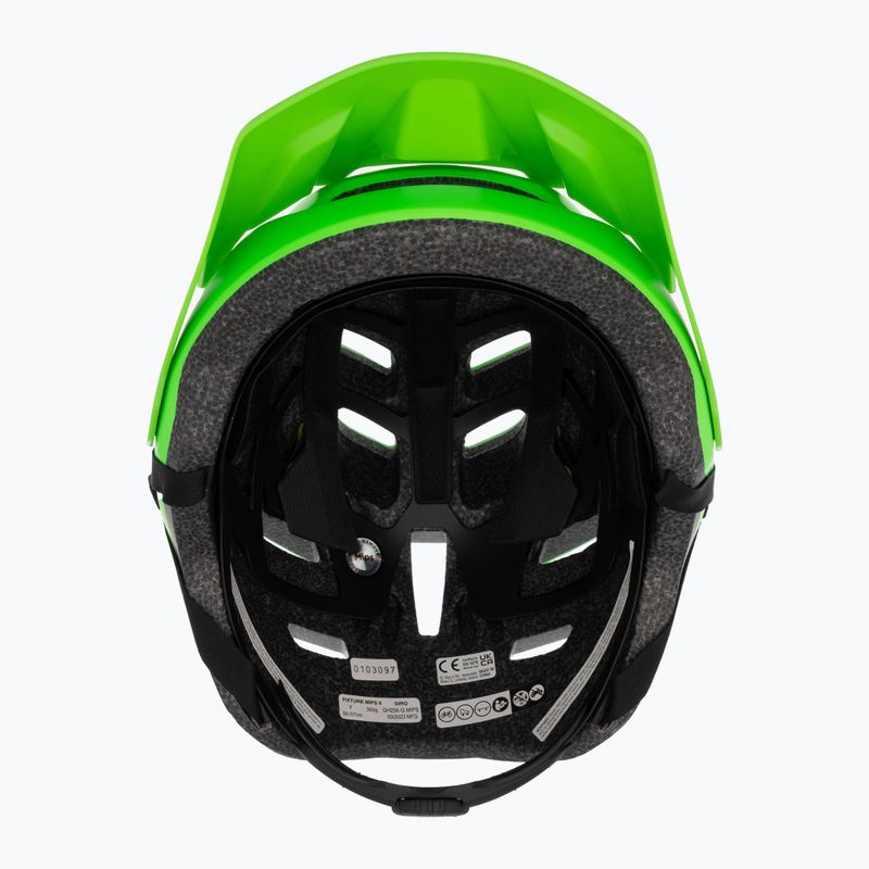 Dětská cyklistická helma Giro Fixture II Integrated MIPS matte bright green 6