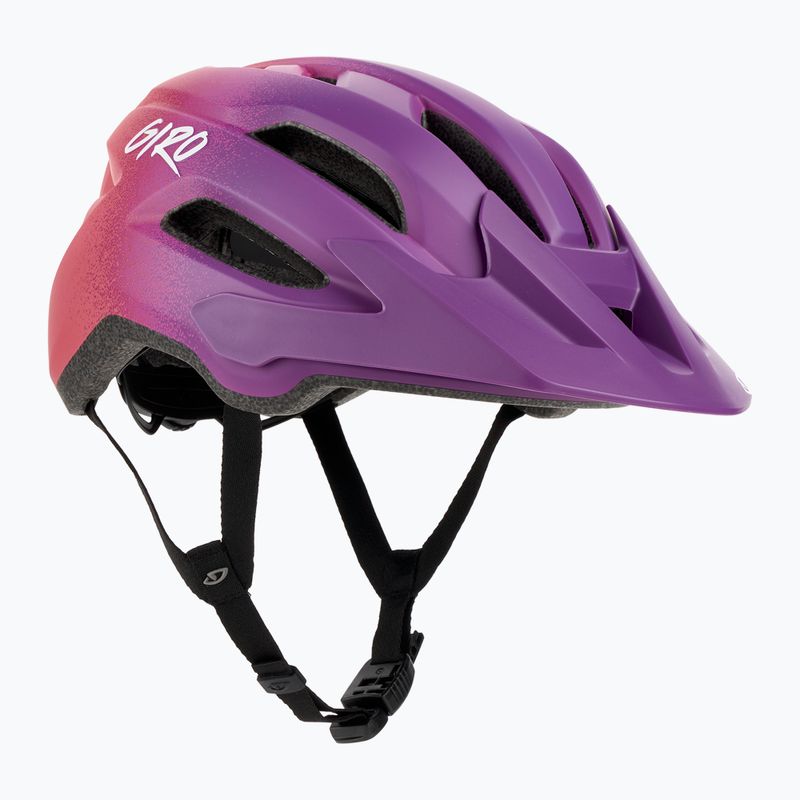 Dětská cyklistická helma Giro Fixture II Integrated MIPS matte purple pink