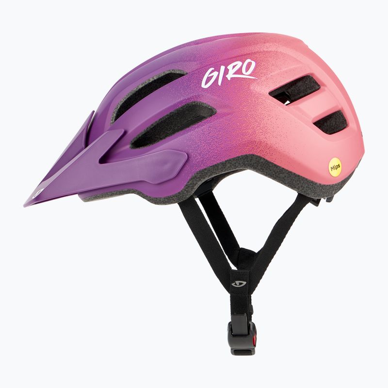 Dětská cyklistická helma Giro Fixture II Integrated MIPS matte purple pink 5