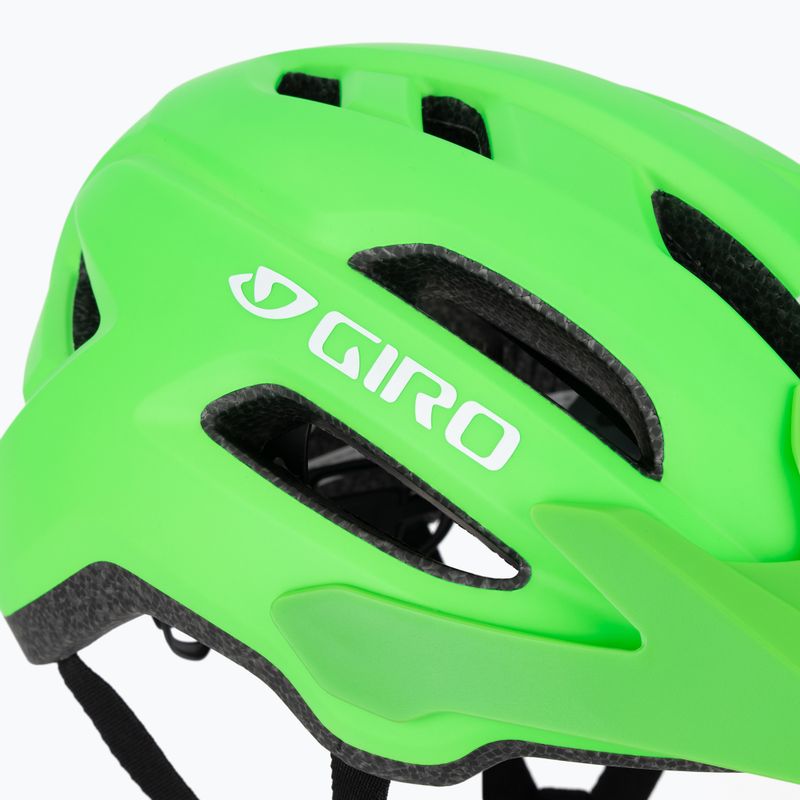 Dětská cyklistická přilba Giro Fixture II matte bright green 8