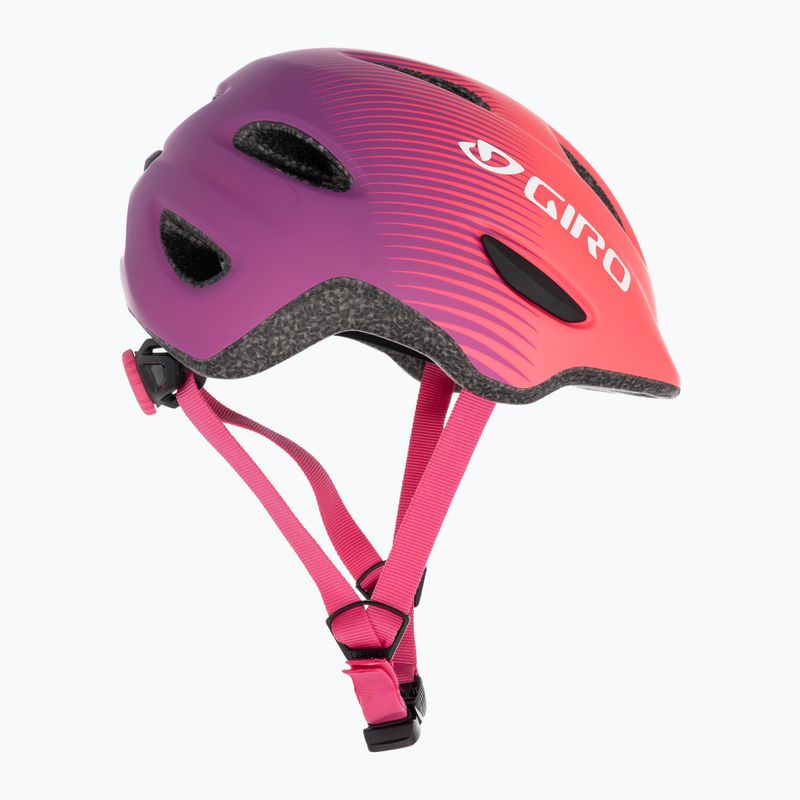 Dětská cyklistická helma Giro Scamp Integrated MIPS matte pink purple fade 4