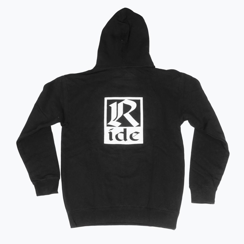 Pánská mikina RIDE Old English Hoody black 2