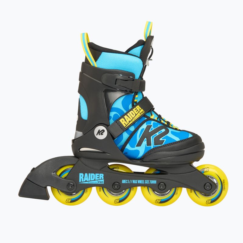 Dětské kolečkové brusle K2 Raider Pro blue/yellow 2