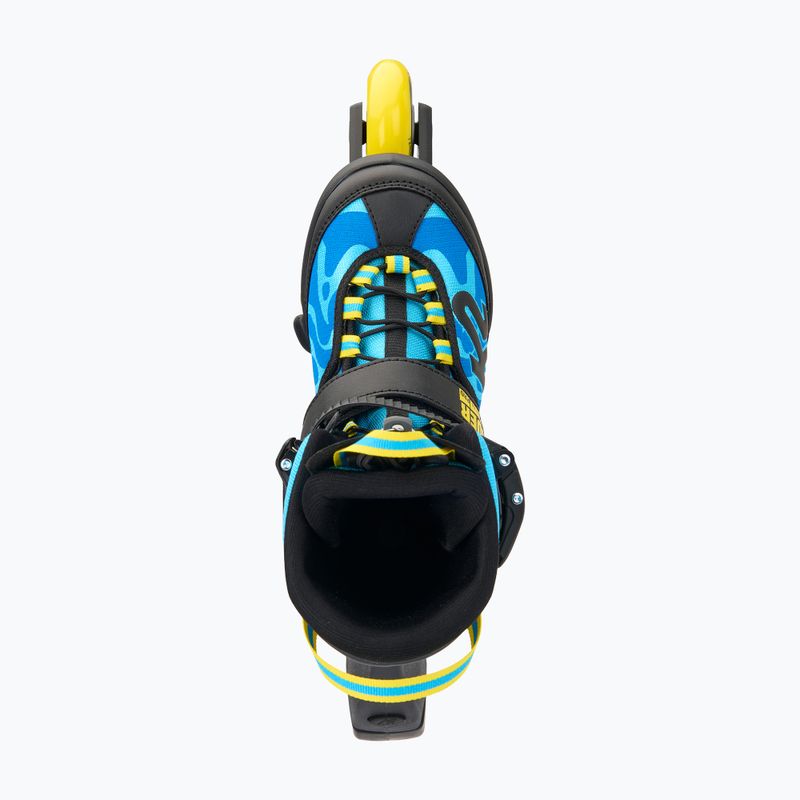 Dětské kolečkové brusle K2 Raider Pro blue/yellow 4