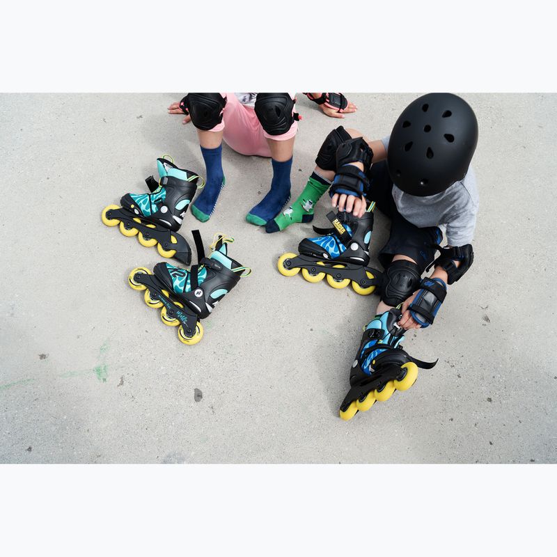 Dětské kolečkové brusle K2 Raider Pro blue/yellow 7