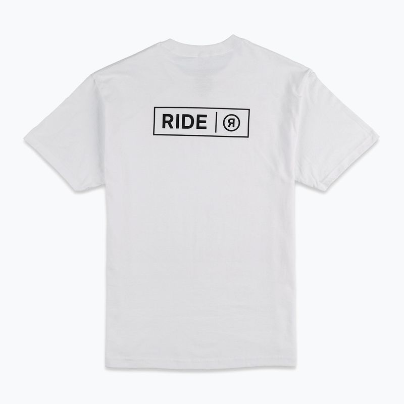 Pánské tričko RIDE Logo Tee white 2
