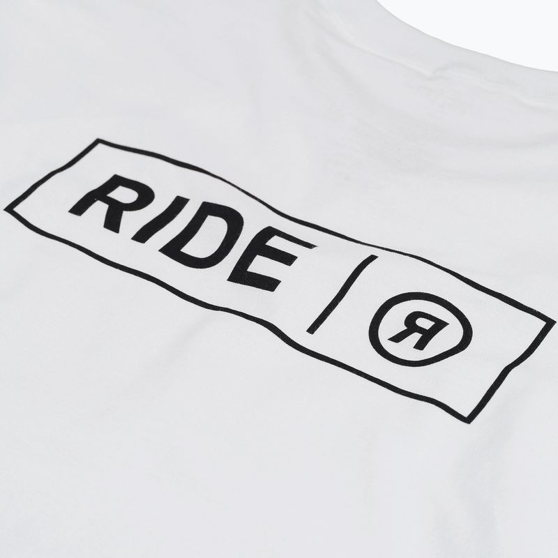 Pánské tričko RIDE Logo Tee white 3