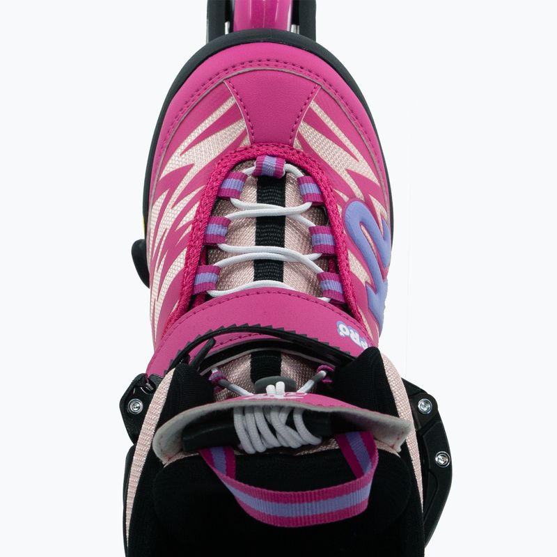 Dětské kolečkové brusle K2 Lumi Pro pink 4