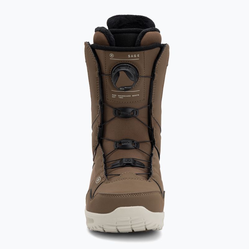 Dámské snowboardové boty RIDE Sage W brown 3