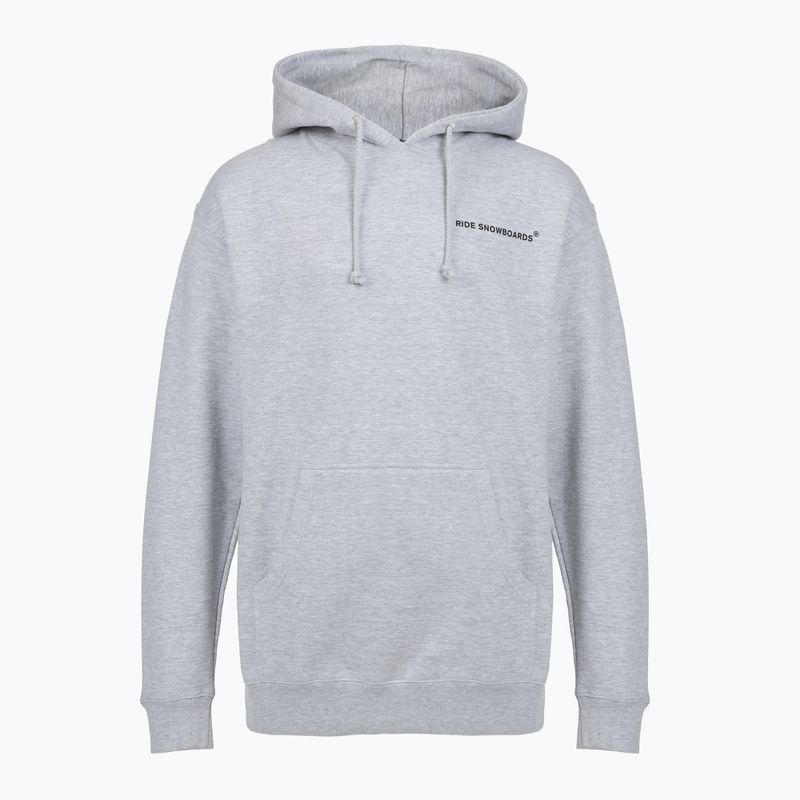 Pánská mikina RIDE Old English Hoody heather grey