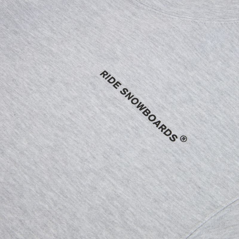 Pánská mikina RIDE Old English Hoody heather grey 3