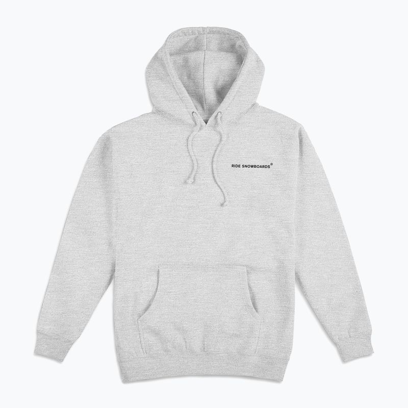 Pánská mikina RIDE Old English Hoody heather grey