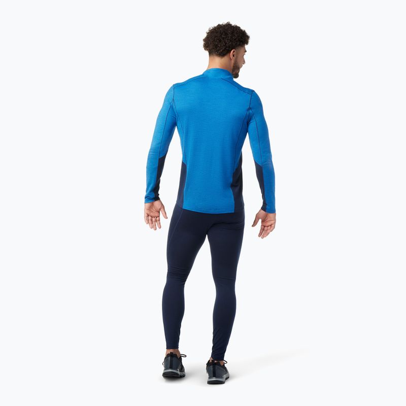 Pánská termoakční mikina Smartwool Merino Sport 1/4 Zip laguna blue/deep navy 6