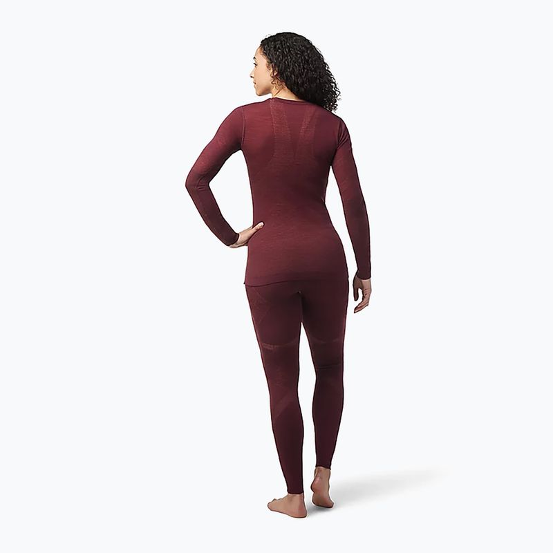 Dámská termoakční mikina Smartwool Intraknit Merino 200 Crew black cherry 6