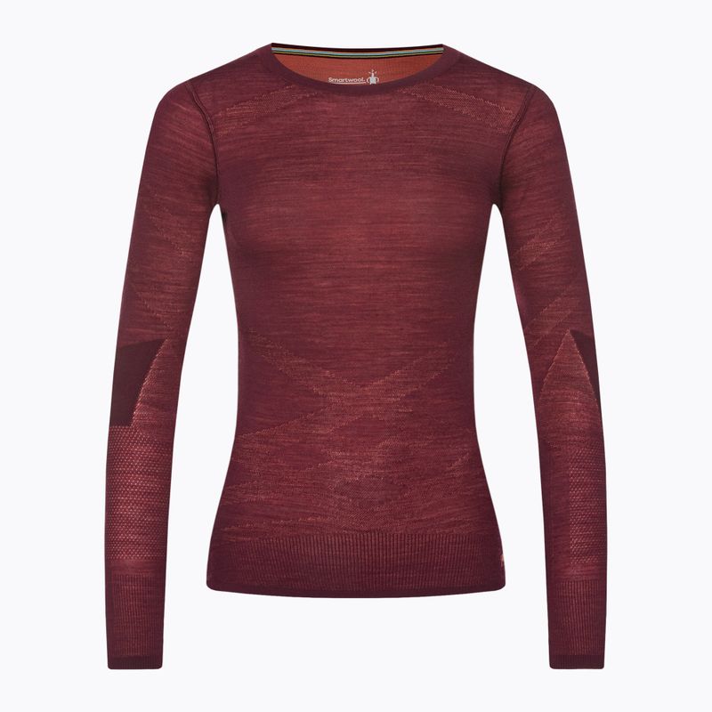 Dámská termoakční mikina Smartwool Intraknit Merino 200 Crew black cherry