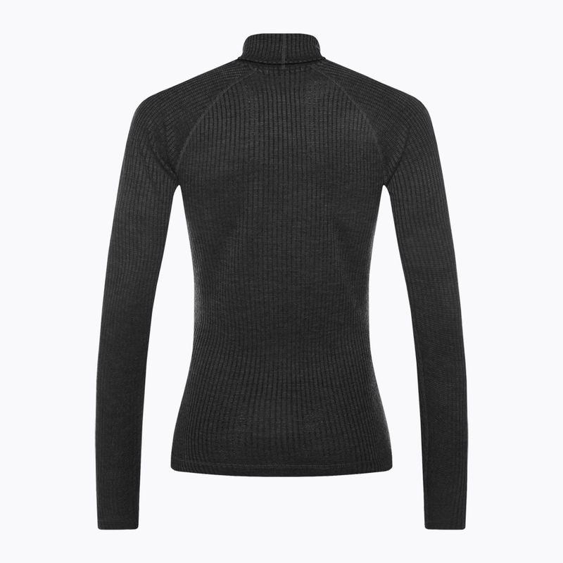 Dámská termoakční mikina Smartwool Thermal Merino Rib Turtleneck charcoal heather 2