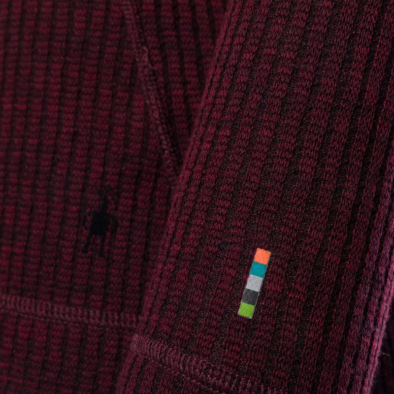 Dámská termoakční mikina Smartwool Thermal Merino Rib Turtleneck black cherry heather 3