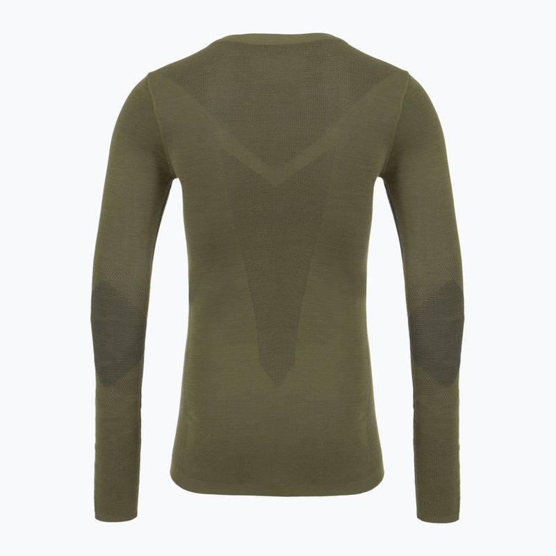 Pánská termoakční mikina Smartwool Intraknit Merino 200 Crew winter moss 2
