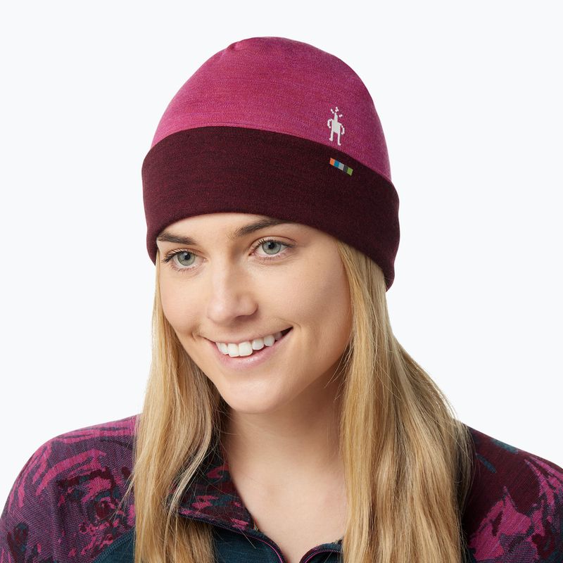 Zimní čepice Smartwool Thermal Merino Reversible Cuffed pink 0SW956-J61 6