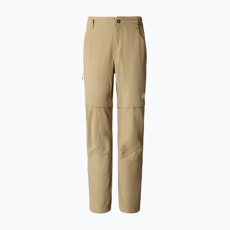 Dámské trekové kalhoty The North Face Exploration Conv Reg Straight beige NF0A7Z97PLX1