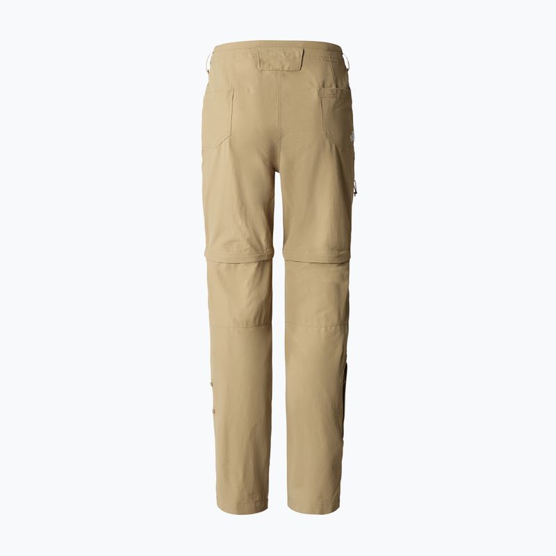 Dámské trekové kalhoty The North Face Exploration Conv Reg Straight beige NF0A7Z97PLX1 2