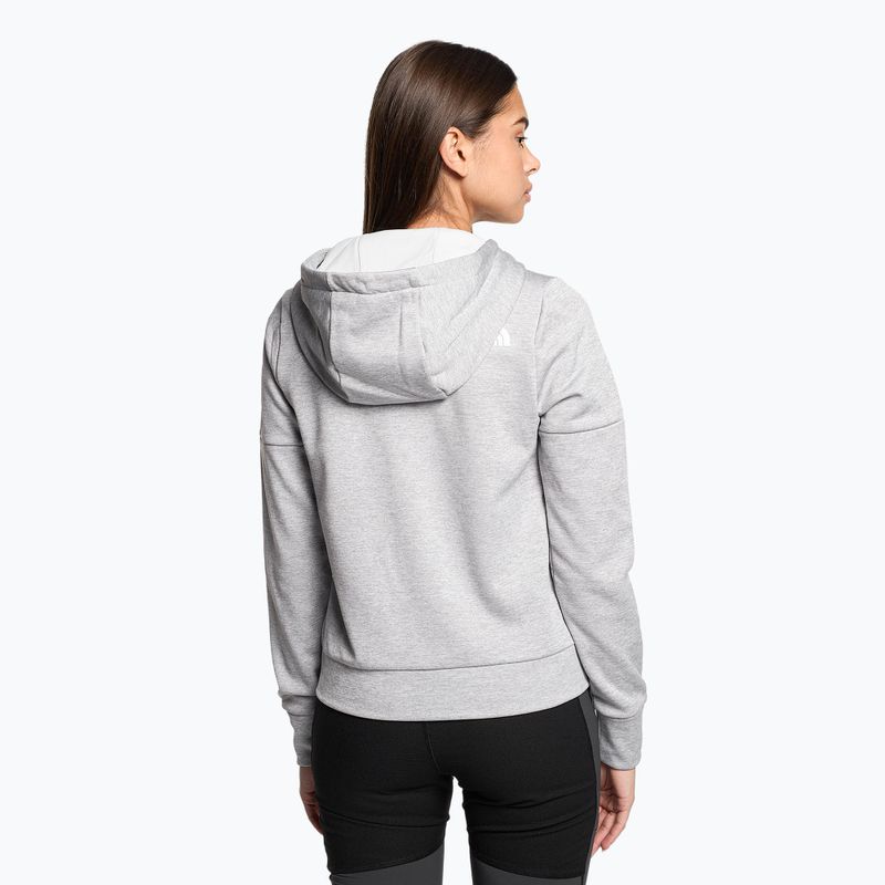 Dámská trekingová mikina The North Face Reaxion Fleece F/Z Hoodie light grey heather 2