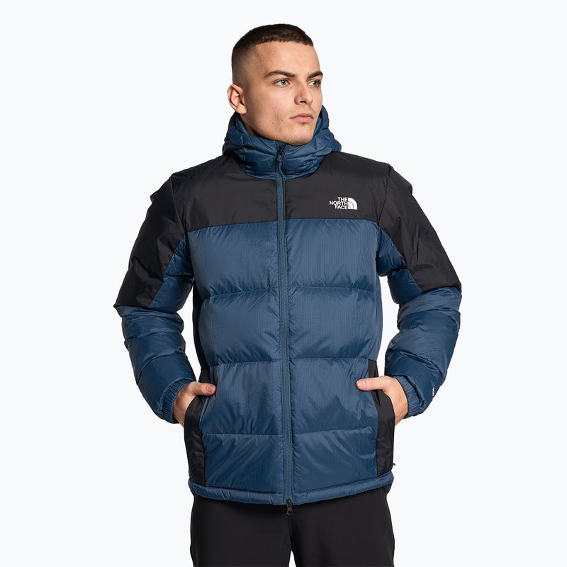 Pánská péřová bunda The North Face Diablo Down Hoodie shady blue/black