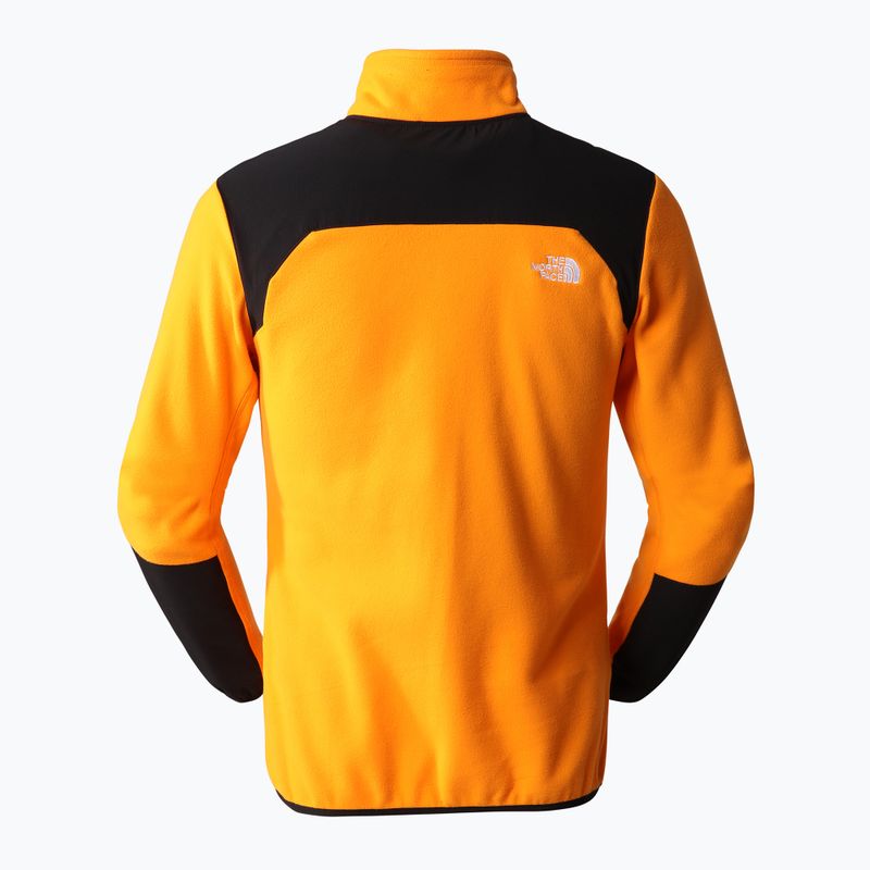 Pánská fleecová mikina The North Face Glacier Pro FZ black and orange NF0A5IHS7Q61 9