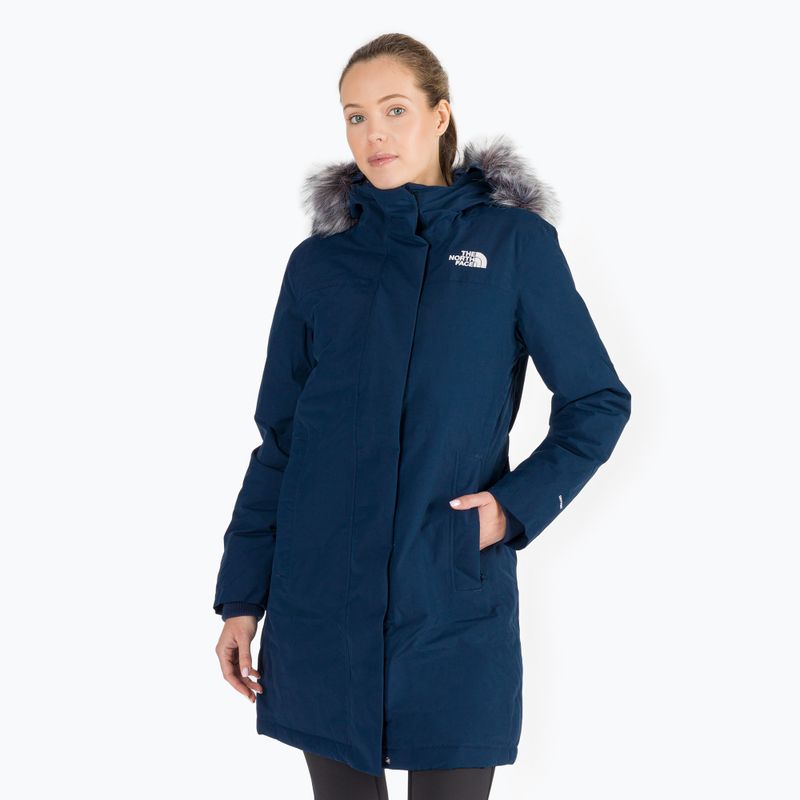 Dámská péřová bunda The North Face Arctic Parka navy blue NF0A4R2V8K21