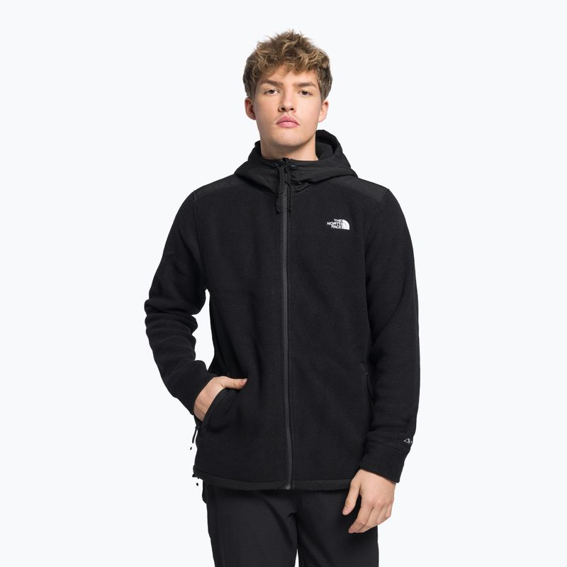 Pánská fleecová mikina The North Face Alpine Polartec 200 FZ Hooded black NF0A7UJ7KX71