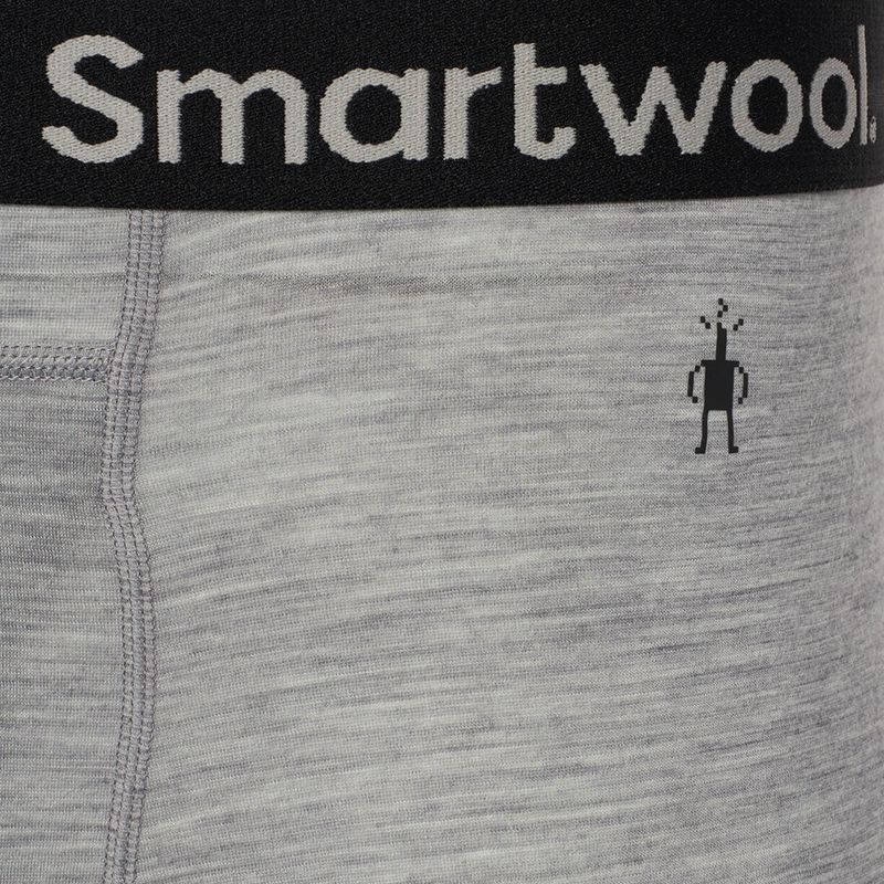 Pánské termo boxerky Smartwool Merino Boxer Brief light gray heather 3