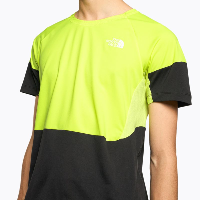 Pánské trekové tričko The North Face Bolt Tech žluto-černé NF0A825GFM91 3
