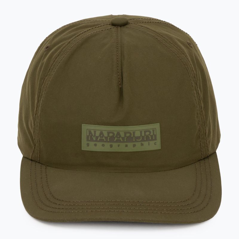 Pánská kšiltovka Napapijri F-Box Logo dark olive 2