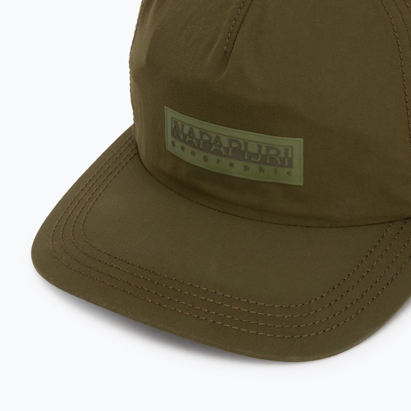 Pánská kšiltovka Napapijri F-Box Logo dark olive 3
